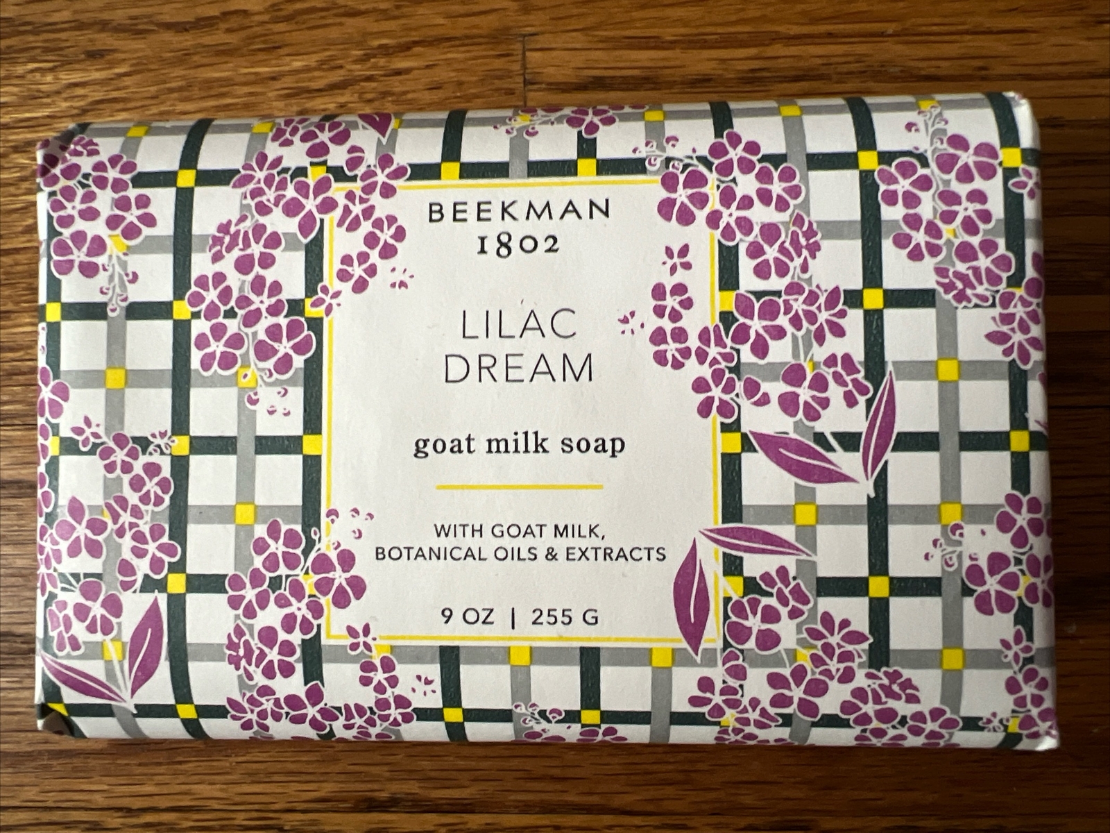 Beekman 1802 LILAC DREAM 9 oz Bar Soap Goat Milk Jojoba Oil Shea Butter NEW
