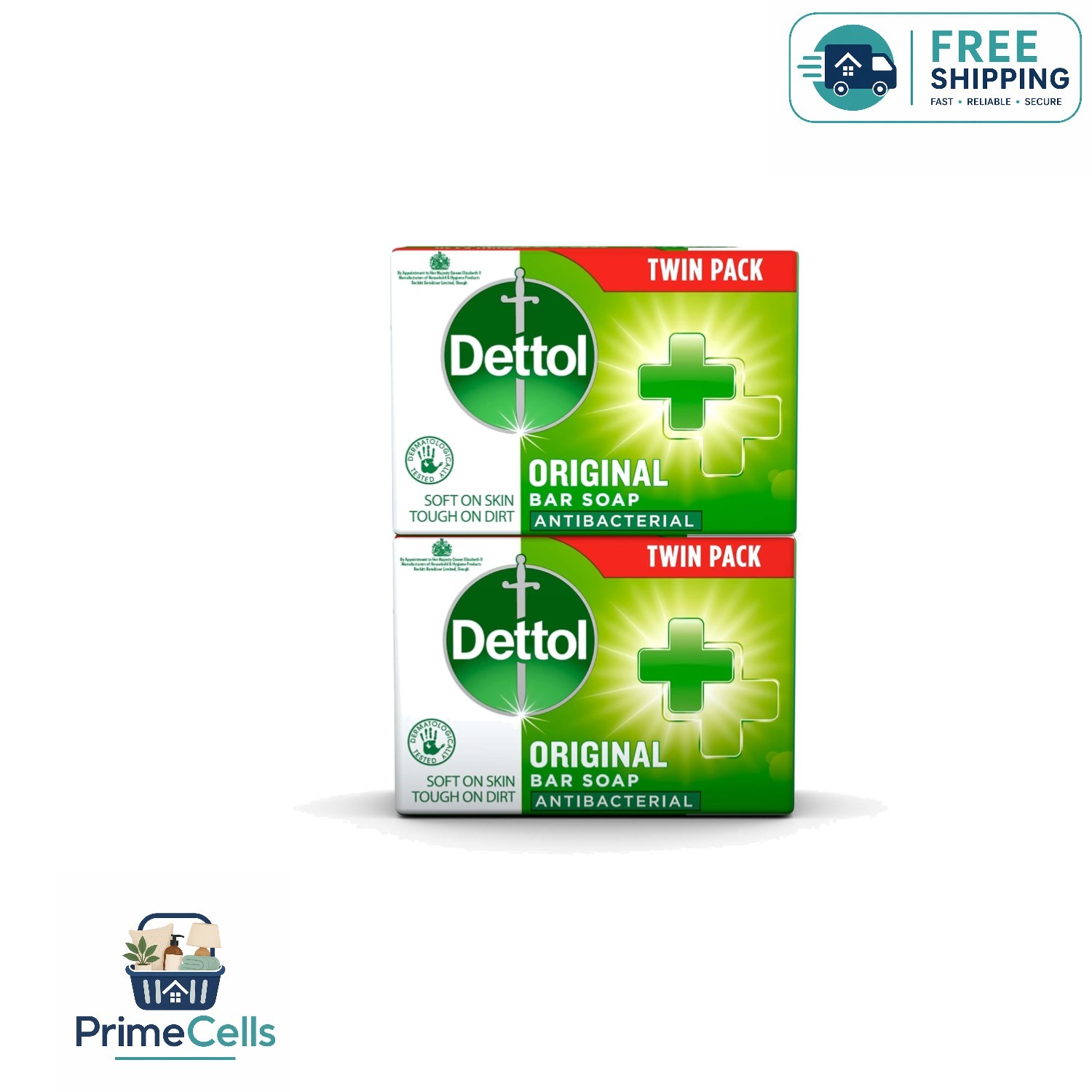 Dermatologically Tested 100g Anti-Bacterial Soap Twin Pack – All Skin Types