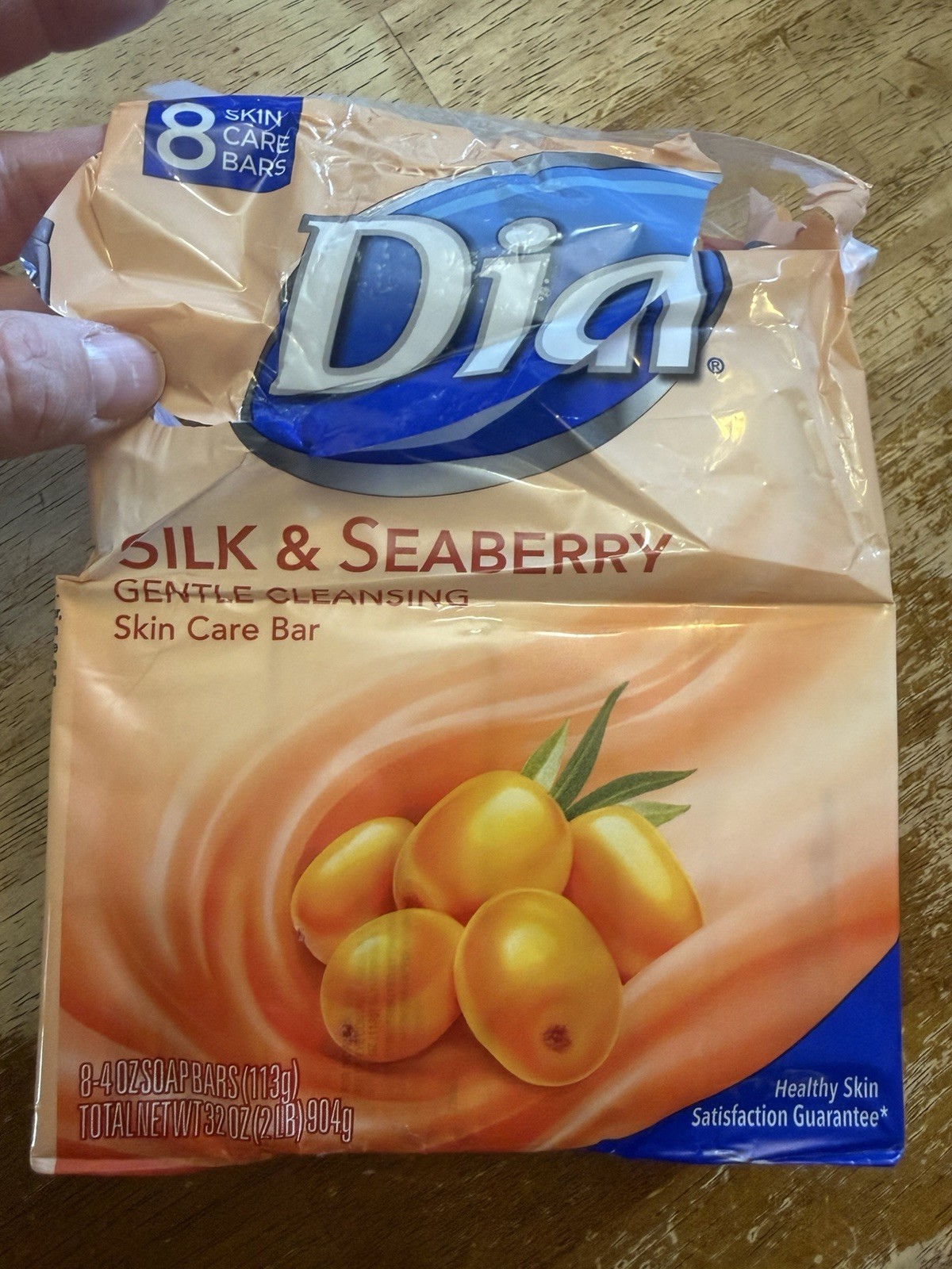 5 Dial Silk & Seaberry Gentle Cleansing Skin Care Bar Soap 4 Oz Each