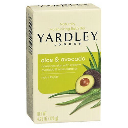 Yardley London Naturally Moisturizing Bar Soap Fresh Aloe 4.25 oz
