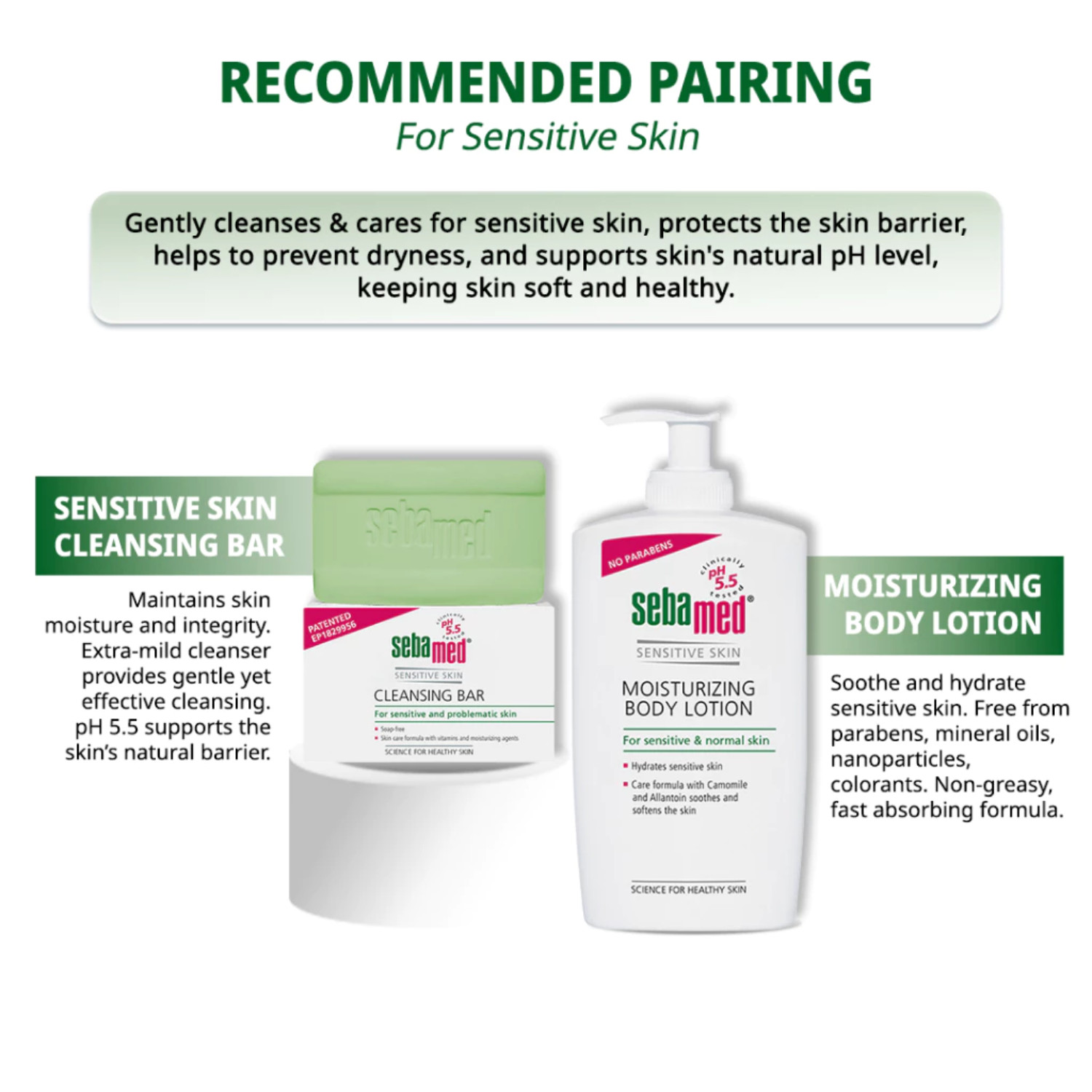 sebamed Sensitive Skin Cleansing Bar 100g x 4Bar