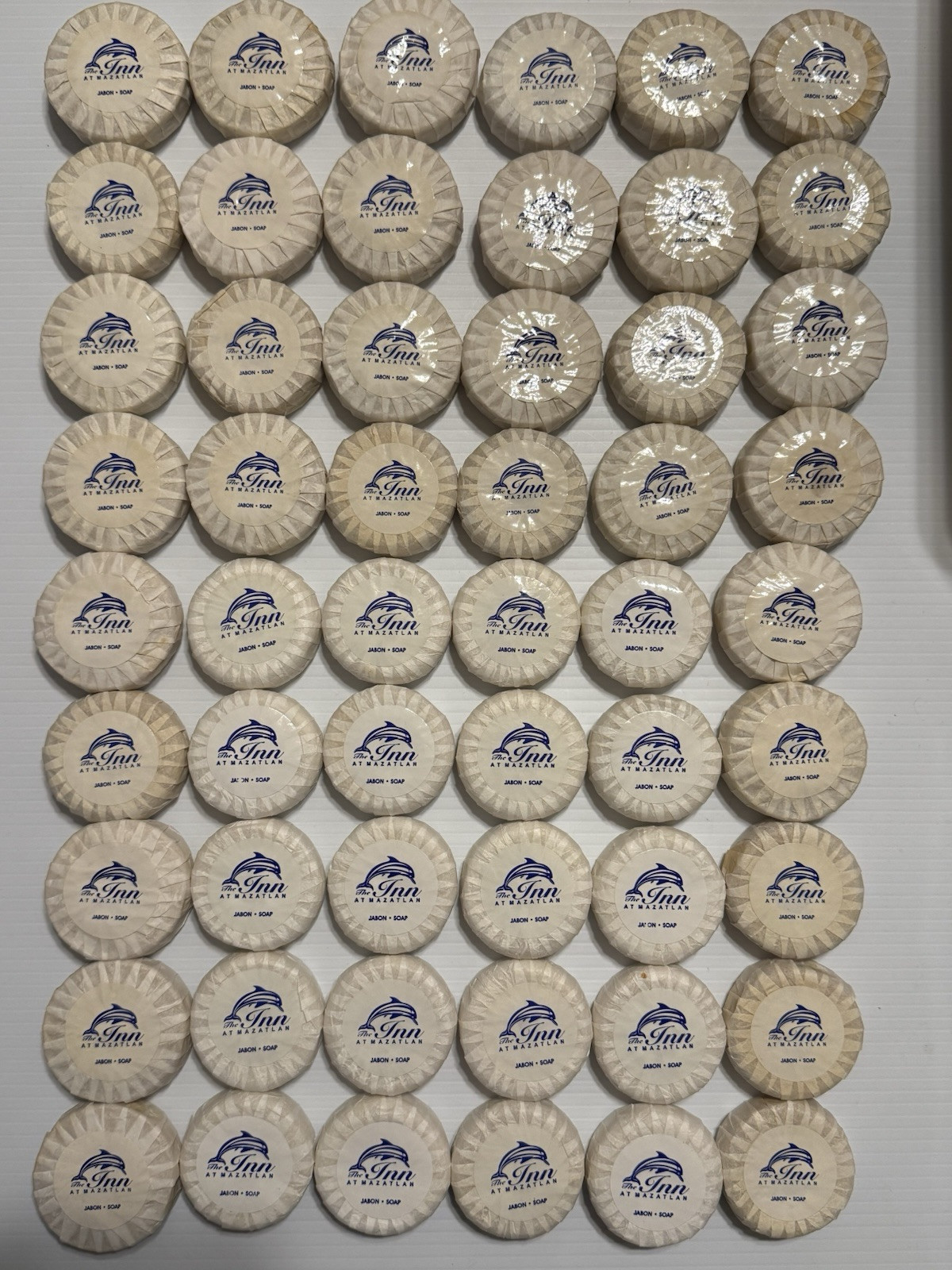 (56 BARS) NIB THE INN AT MAZATLAN JABON SOAP CLEANING BAR 1.60 OZ /45g TRAVEL SZ