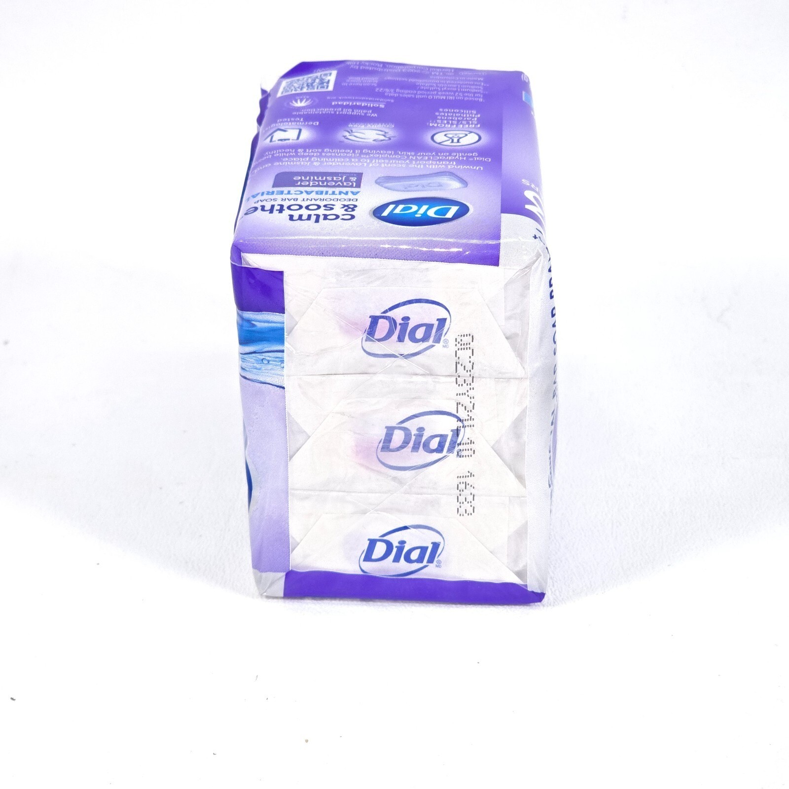 2 Pack Dial Calm & Soothe Antibacterial Bar Soap Lavender & Jasmine Scent 6 Bars
