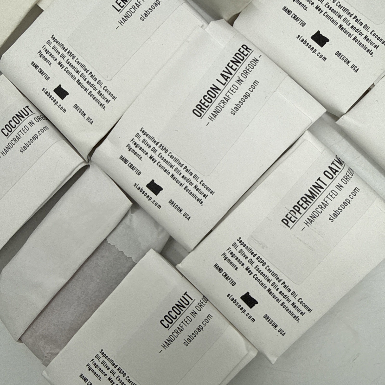 Slab Bar Soap Lot of 16 Bars (Various Sizes/Scents) — NEW