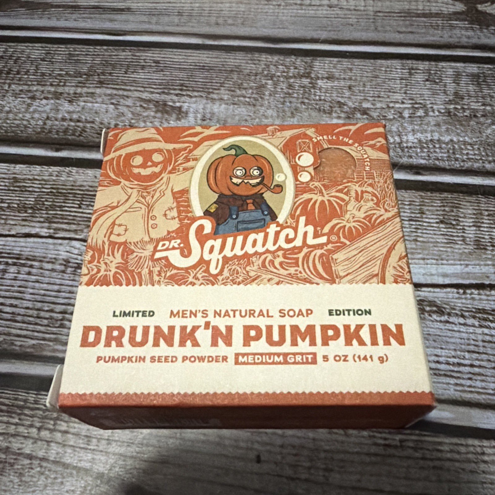 Dr Squatch Soap. Lot Of 2 Limited Edition Drinking Pumpkin And Headless Rinse
