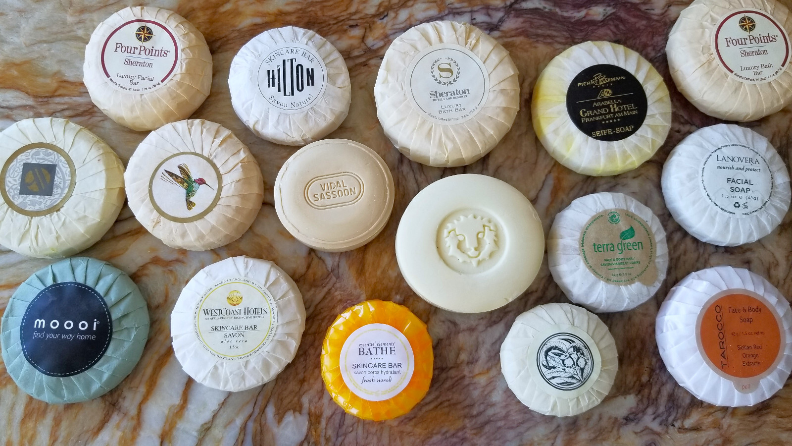 Various Round Disc Bar Soap ~ pick/choose ~ MIN 2 Lanovera Tarocco Vidal Sassoon