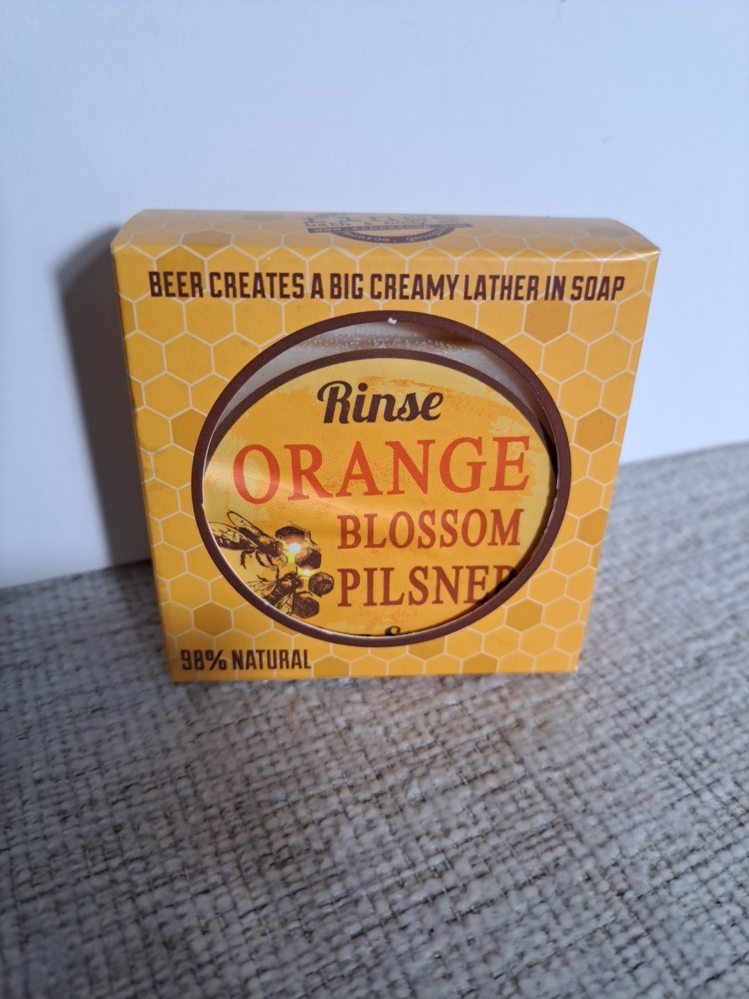 Orange Blossom Pilsner Beer Soap Rinse Bath & Body Co. New In Box