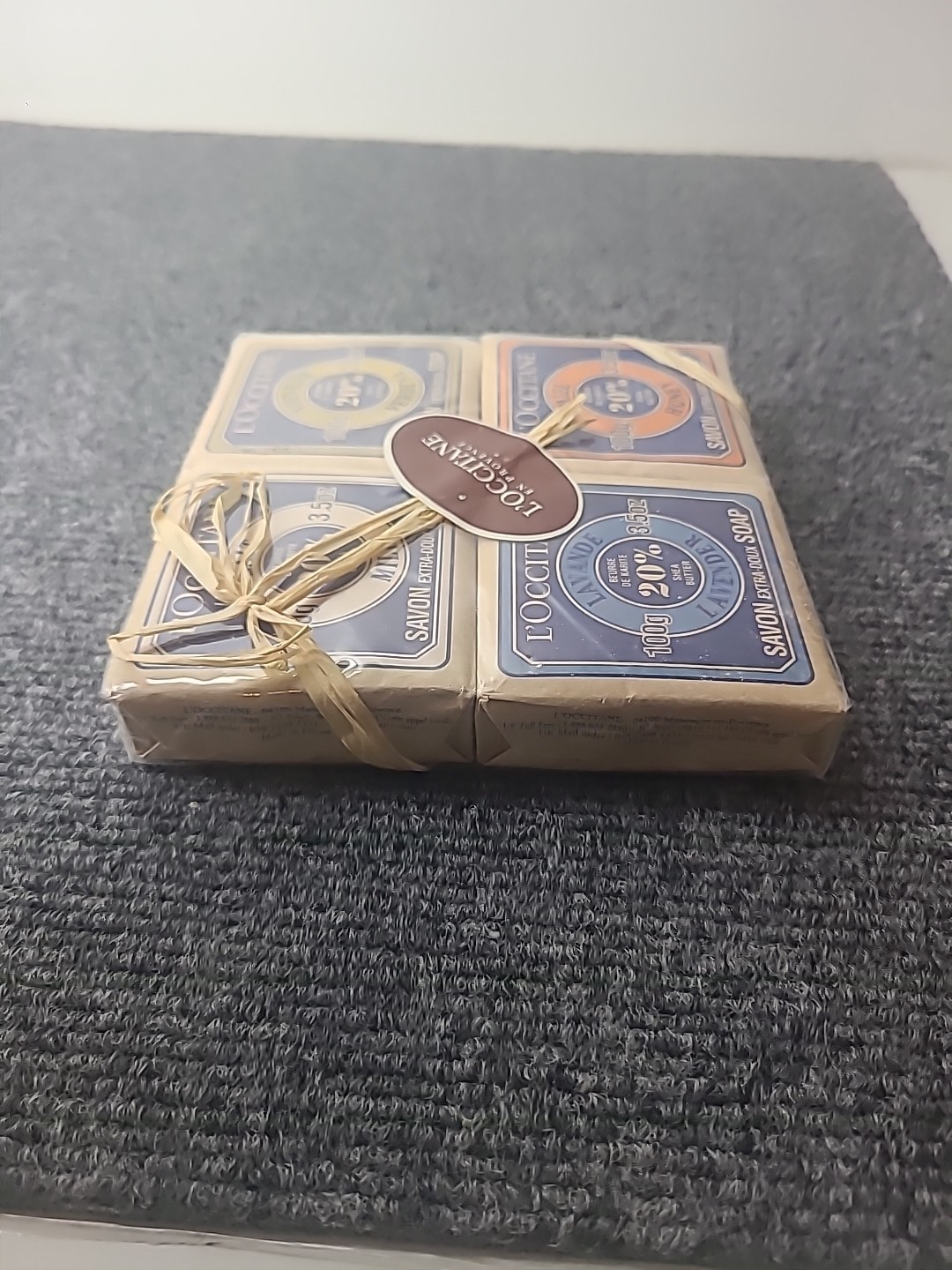 L’Occitane SAVON Extra Doux Assorted 100g Soaps 4 Pack. Sealed.