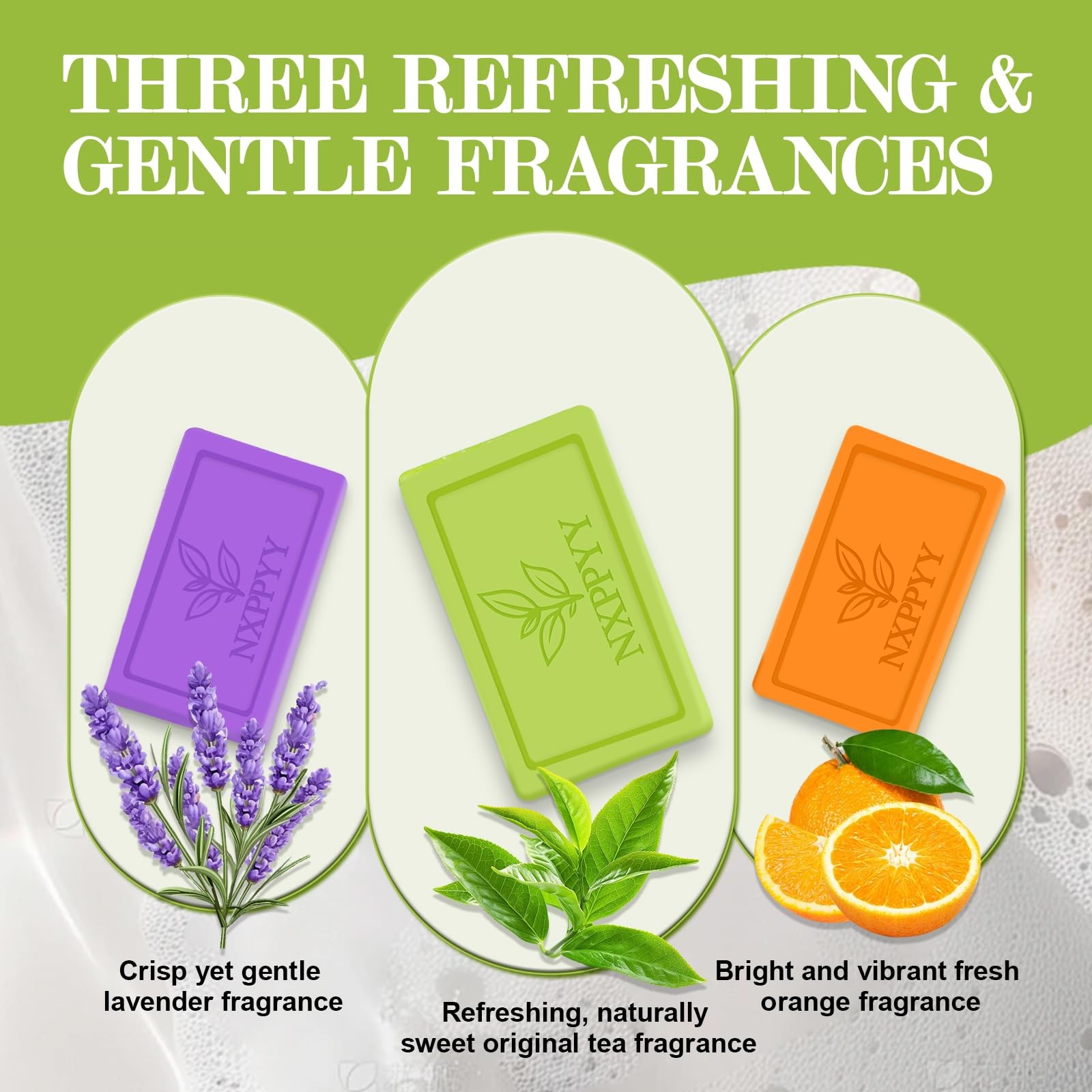 NXPPYY Antifungal Soap Antibacterial Soap Bar with Tea Tree Oil Body & Face Wash