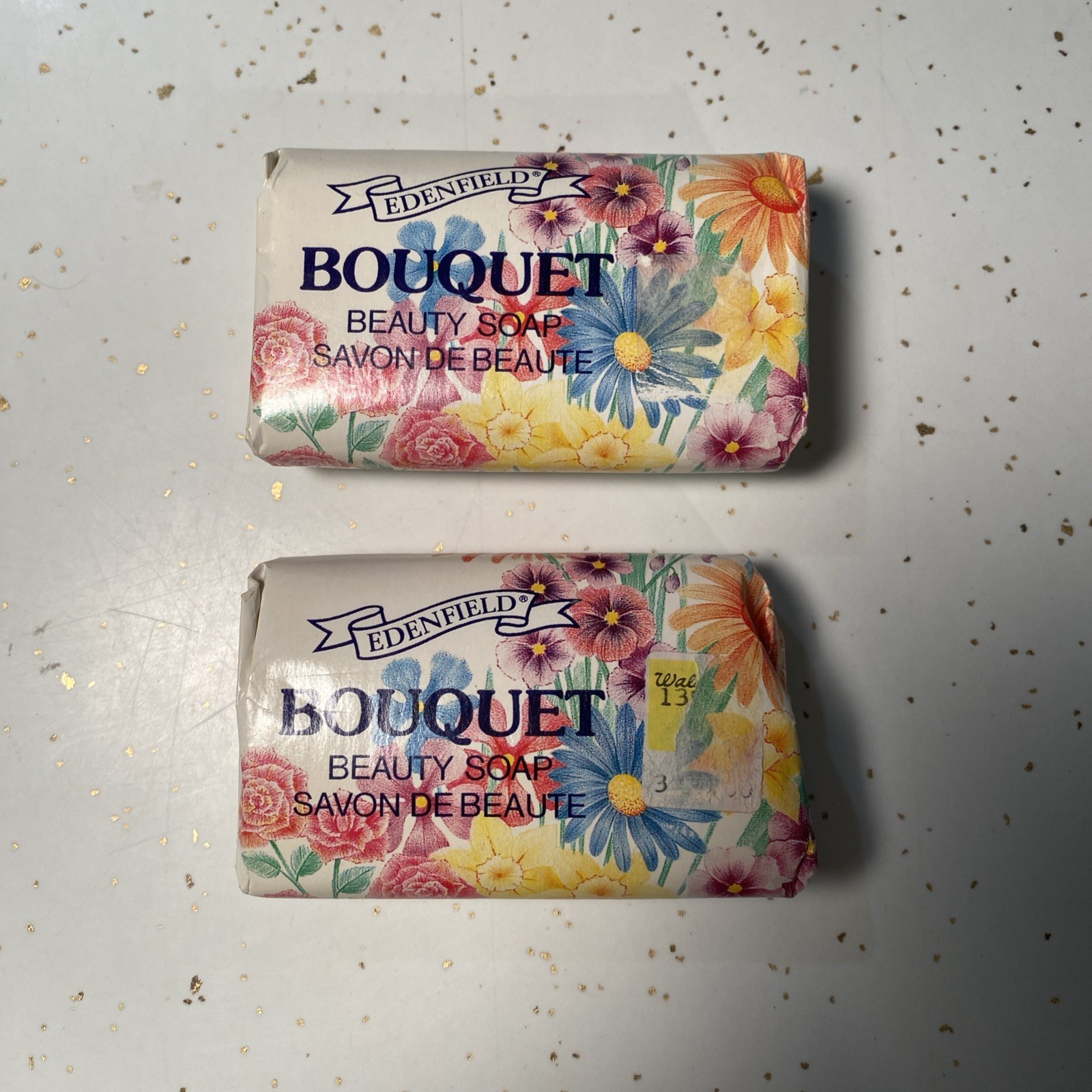 VTG Edenfield Bouquet Floral Bar Soap 2.5 Oz Sealed Made In England Set Of 2