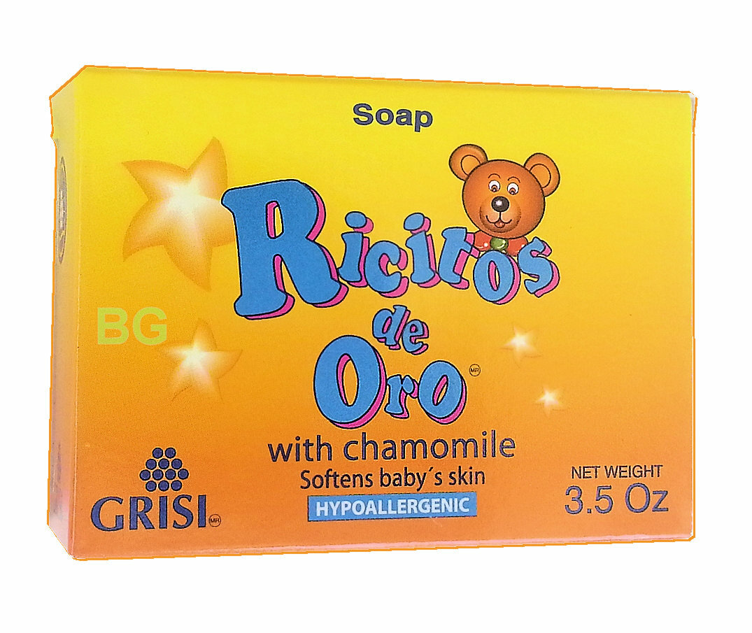 GRISI CHAMOMILE BABY SOAP SOFT FOR BABIES 3.5oz Hand Face MANZANILLA Jabon 1 Bar