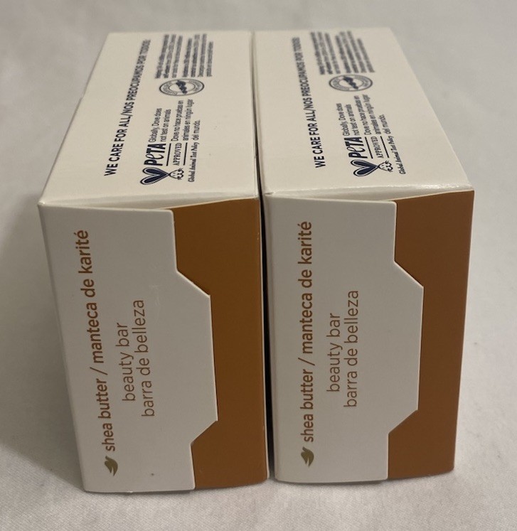 Dove Shea Butter & Vanilla Scent Moisturizing Soap Beauty Bars 3.17oz Pack Of 2