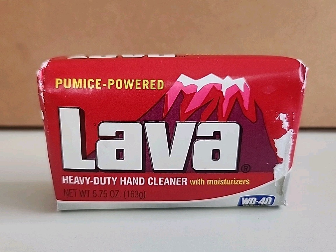 Lava Heavy-Duty Hand Cleaner Bar Soap With Moisturizers 5.75 Oz pumice – Powered