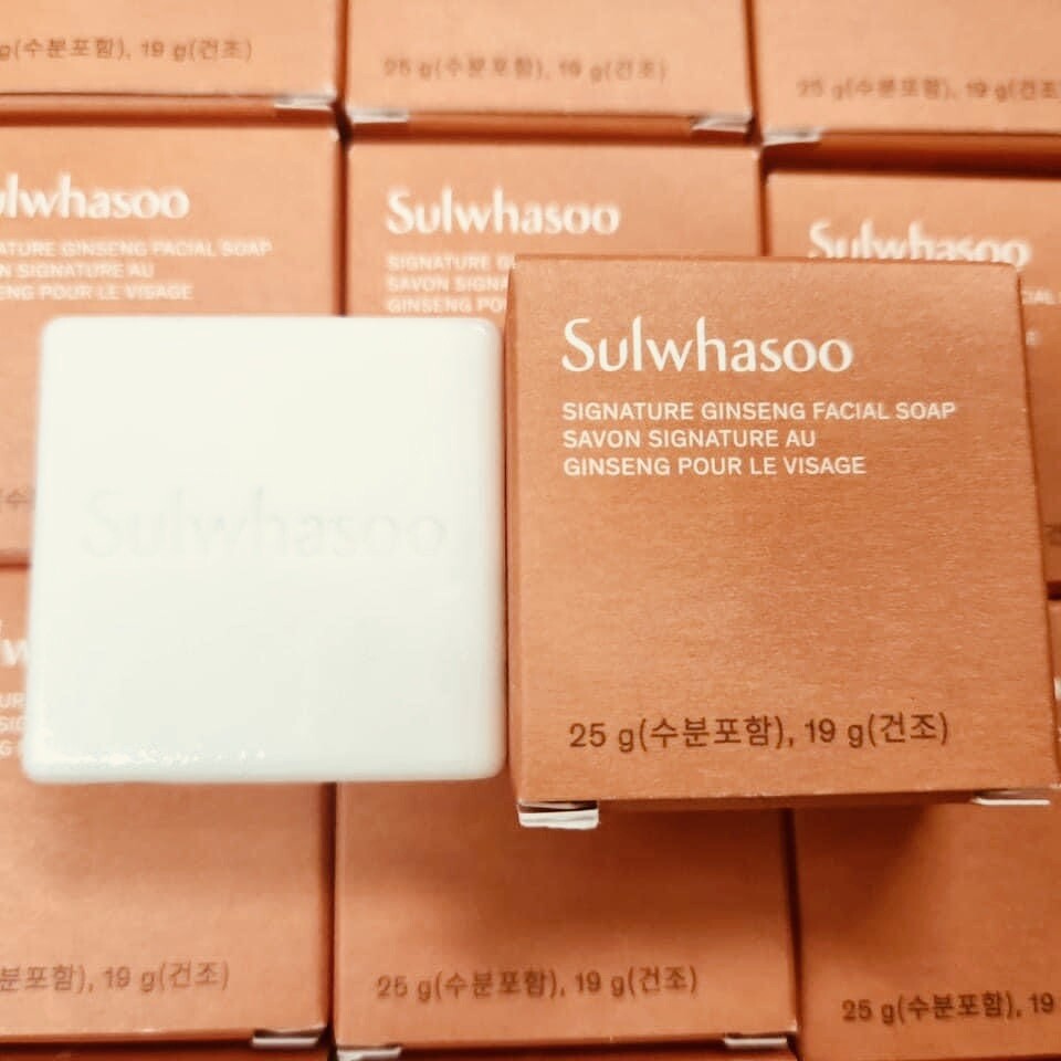 Sulwhasoo Signature Ginseng Facial Soap 25g x 3ea Soothing Creamy K-Beauty