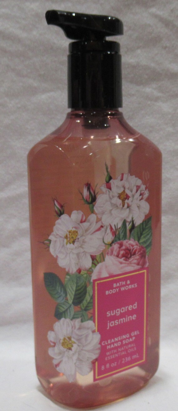 Bath & Body Works Cleansing Gel Hand Soap essential Lot Set of 2 SUGARED JASMINE