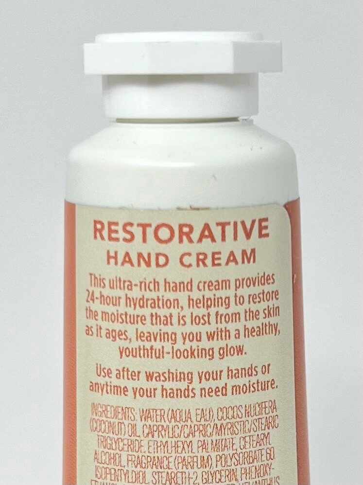 3 BATH & BODY WORKS RESTORATIVE HAND CREAM ULTRA RICH LOTION TRAVEL SIZE 1 OZ