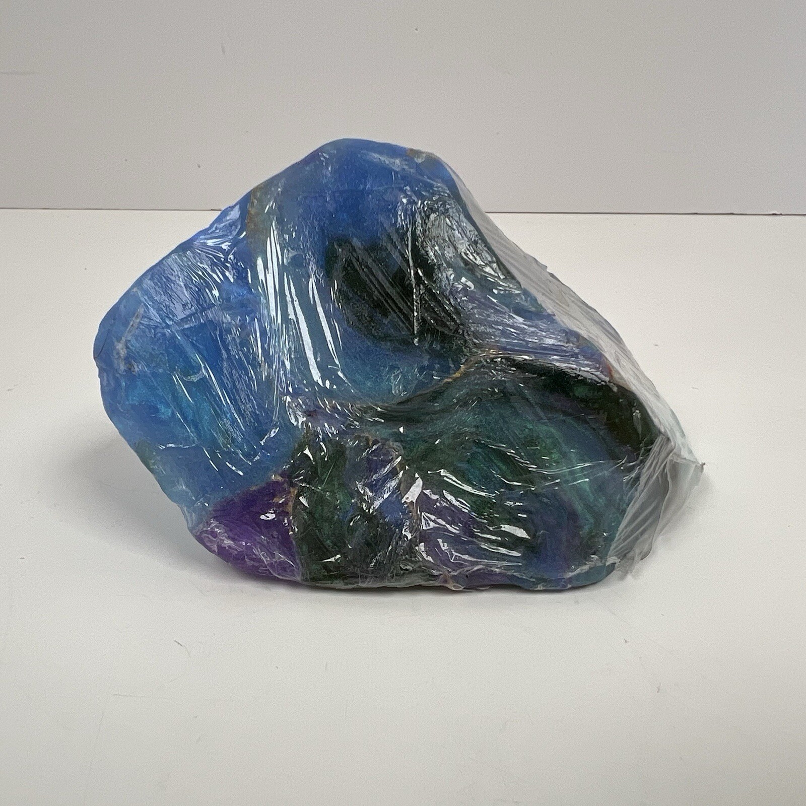 T.S. Pink SoapRocks White Opal Blue 6 oz