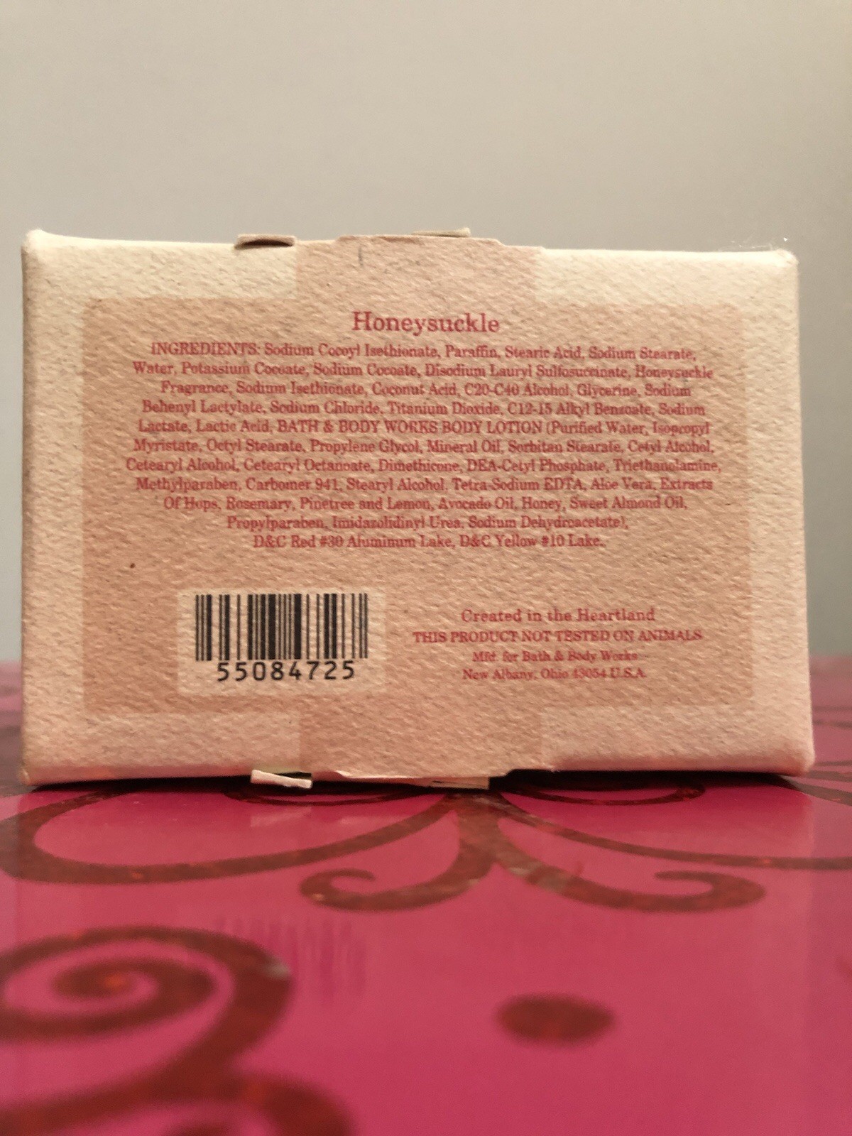 Bath & Body Works HONEYSUCKLE the ORIGINAL Soap Bar 4.5 oz VERY RARE Sealed