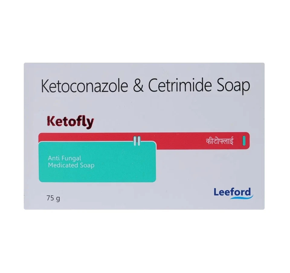 Pack 2 Ketofly Soap from Leeford – Antifungal Soap -75g Ketofly FREE SHIP