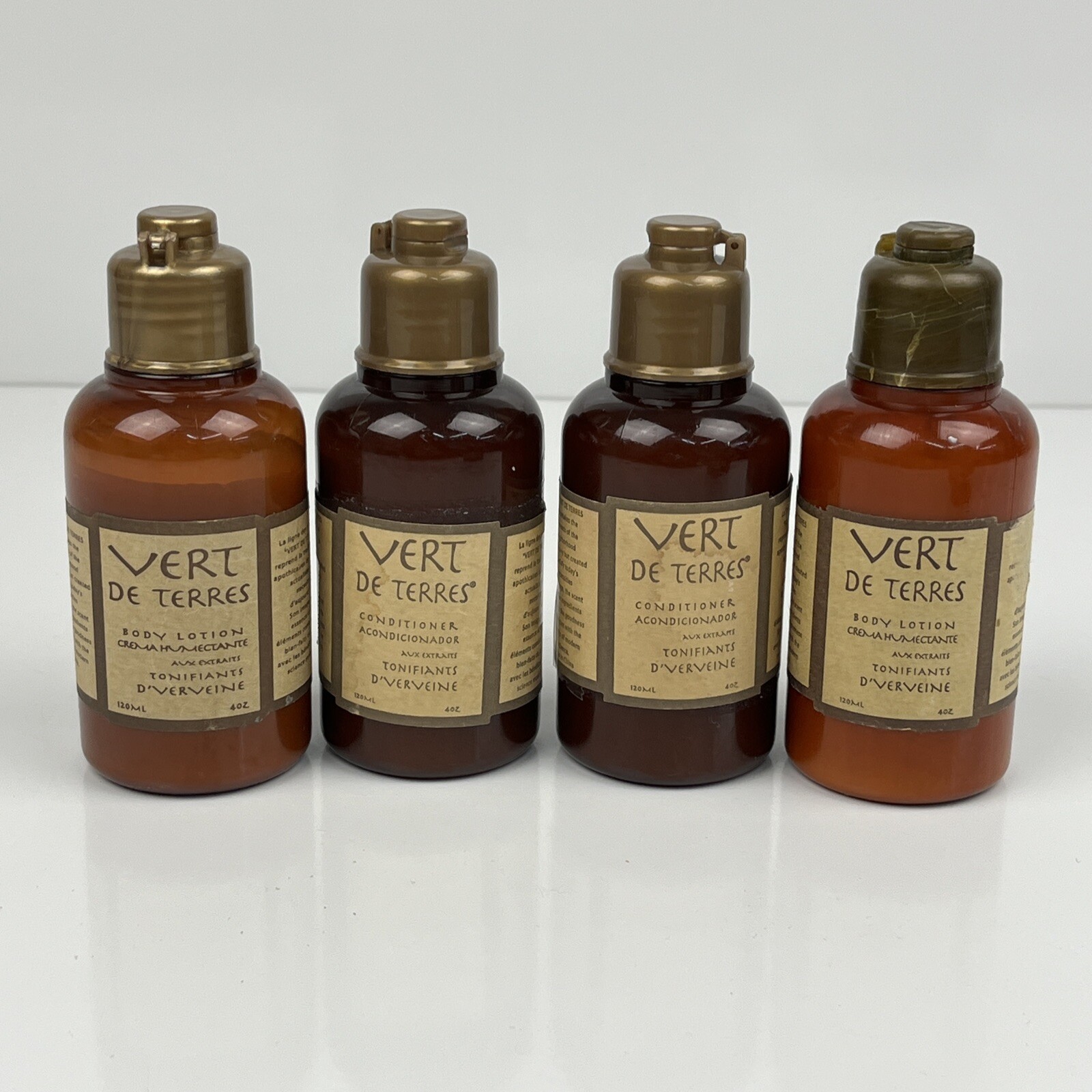 VERT DE TERRES Conditioner & Body Lotion 4 Oz Each Rare.