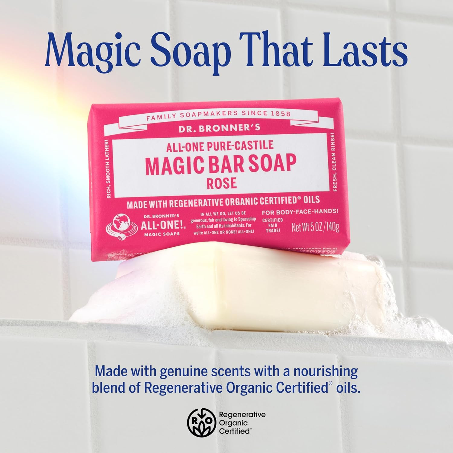 Pure-Castile Magic Bar Soaps – Made with Regenerative Organic Certified Oils – f