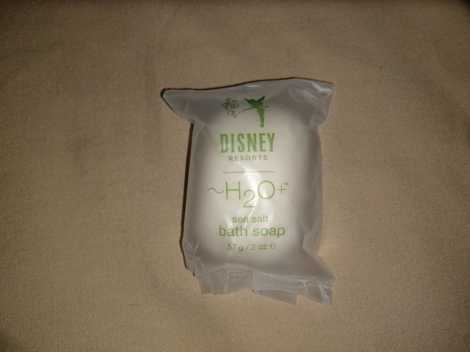 White DISNEY H2O Sea Salt Bar Soap Bigger 2 Oz size lot of 2