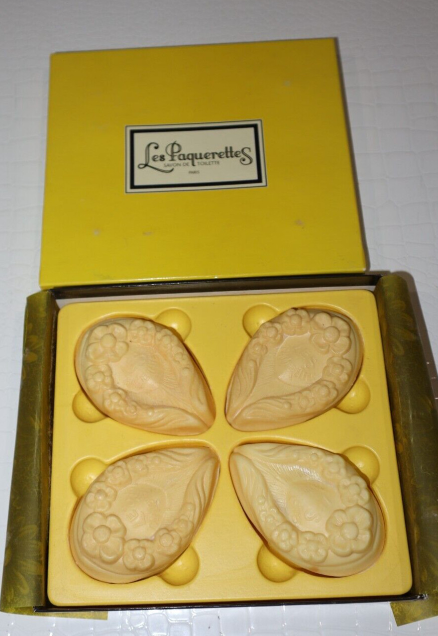 Les Paquerettes Antique French Soaps With Crisp Scented Cut Daisies – NIB