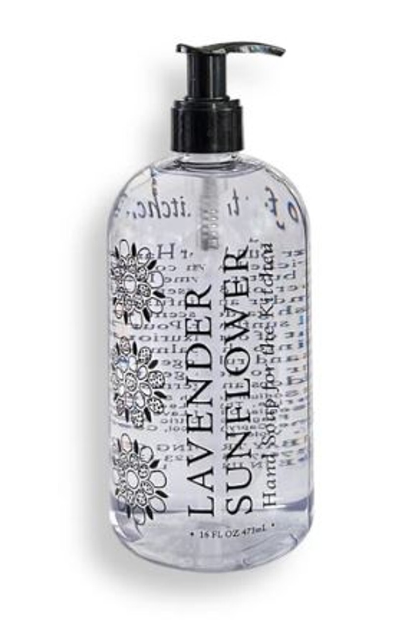 Greenwich Bay 16oz Liquid Hand Soap, Lavender Sunflower (R2Y0K2)