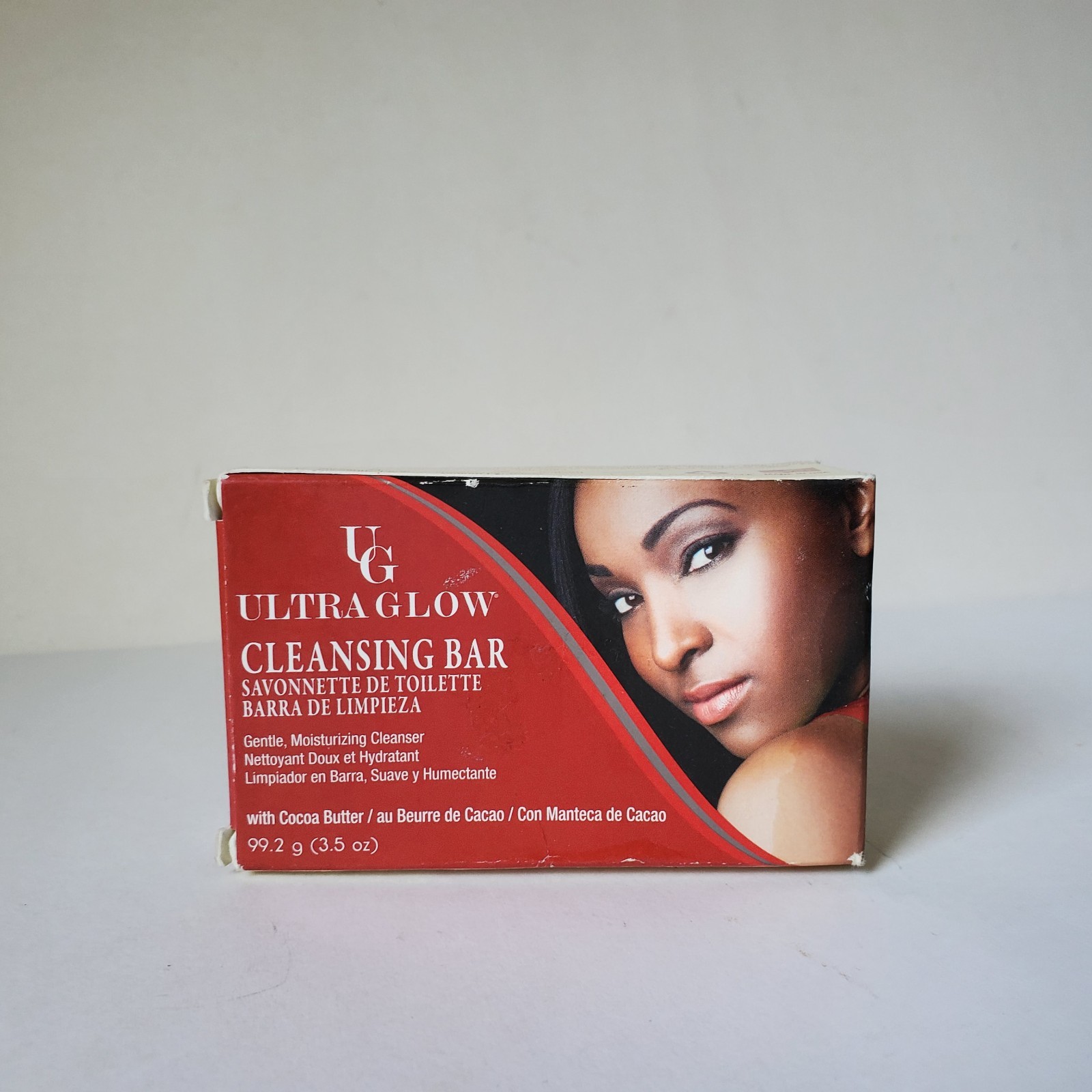 4 Bars Ultra Glow Cleansing Bar Soap With Aloe Vera UG 3.5 oz Each Lot Cleanser