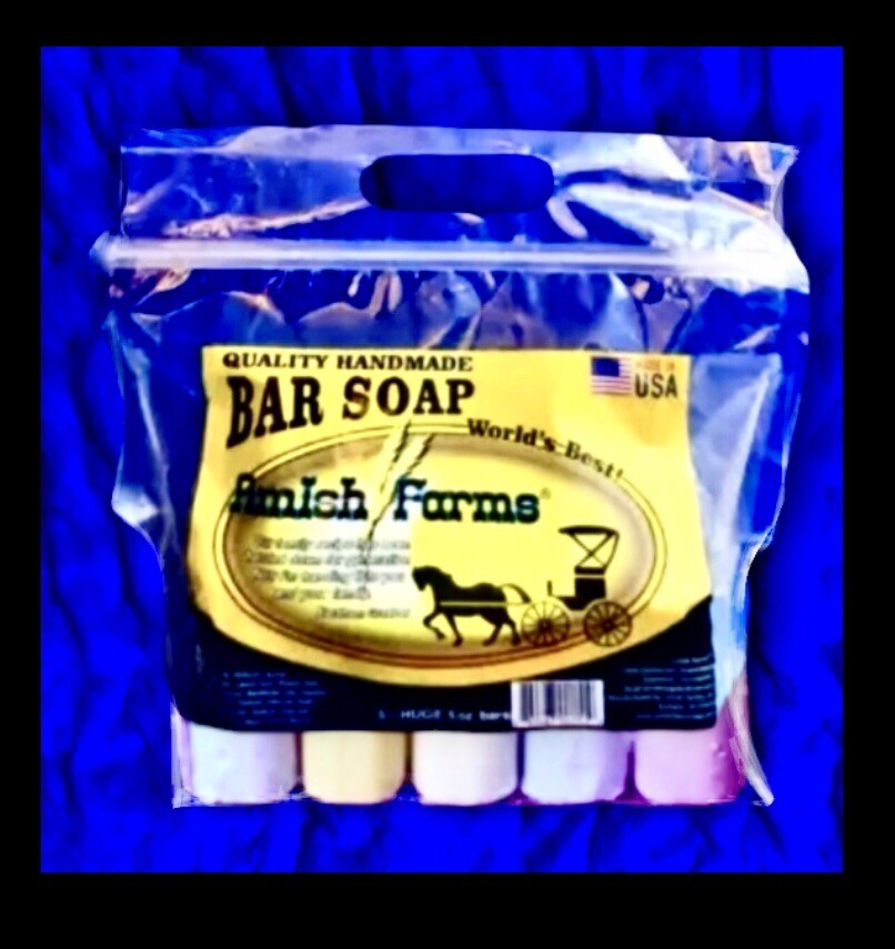 3 Pack (15 Bars) Amish Farm Worlds Best Quality Bar Soap each approx 3”x3”x1.25”
