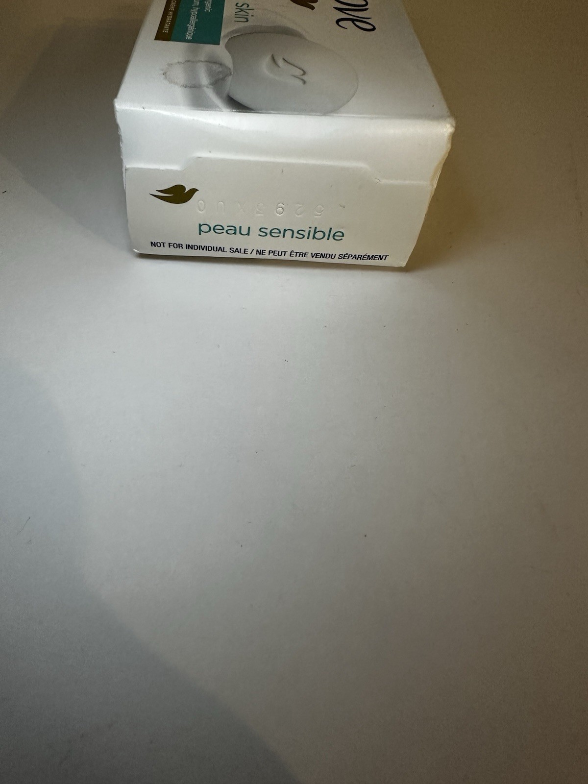 Dove Sensitive Skin 1/4 Moisturizing Cream Bar Soap 3.75 oz