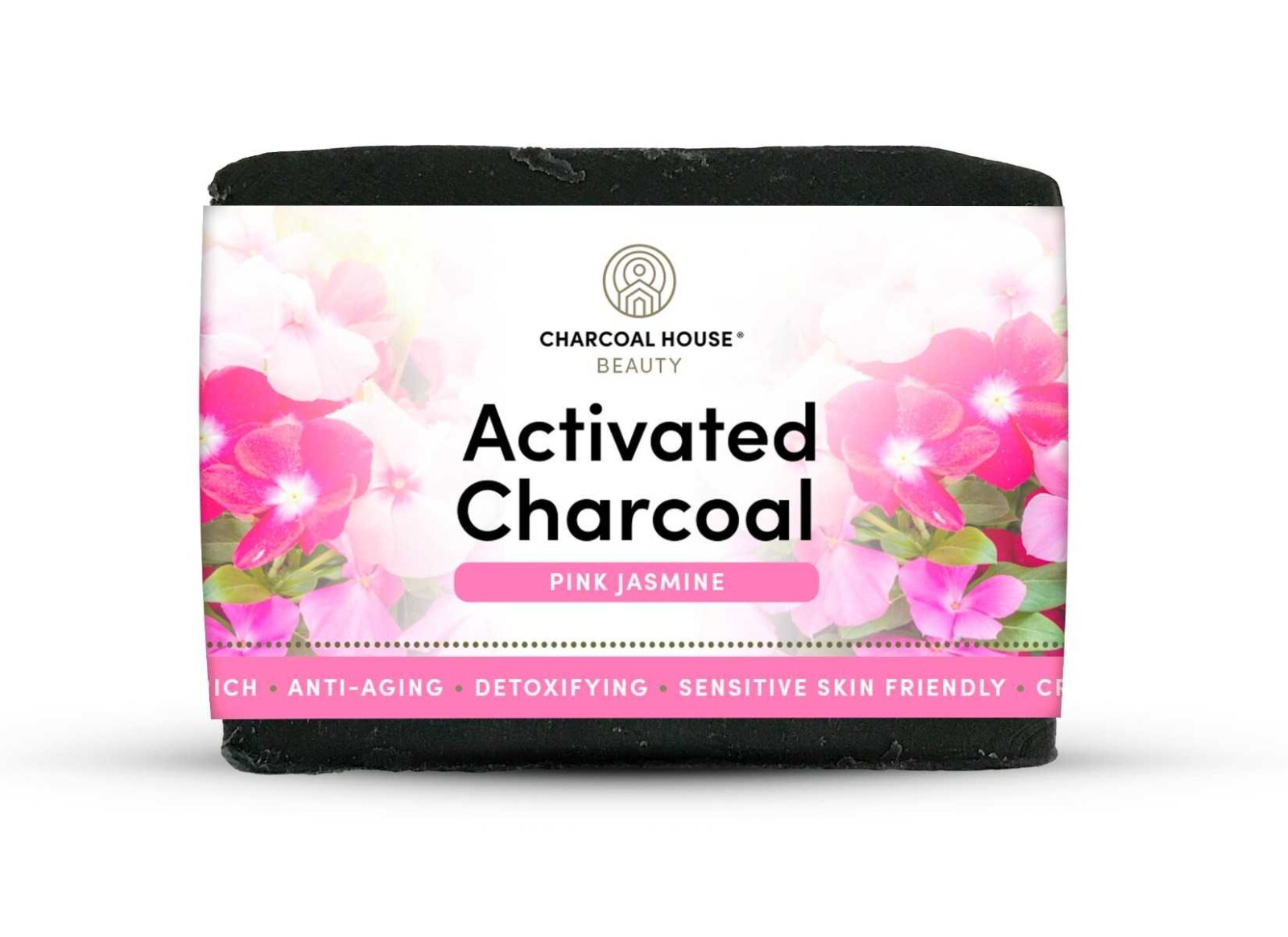Pink Jasmine Activated Charcoal Soap