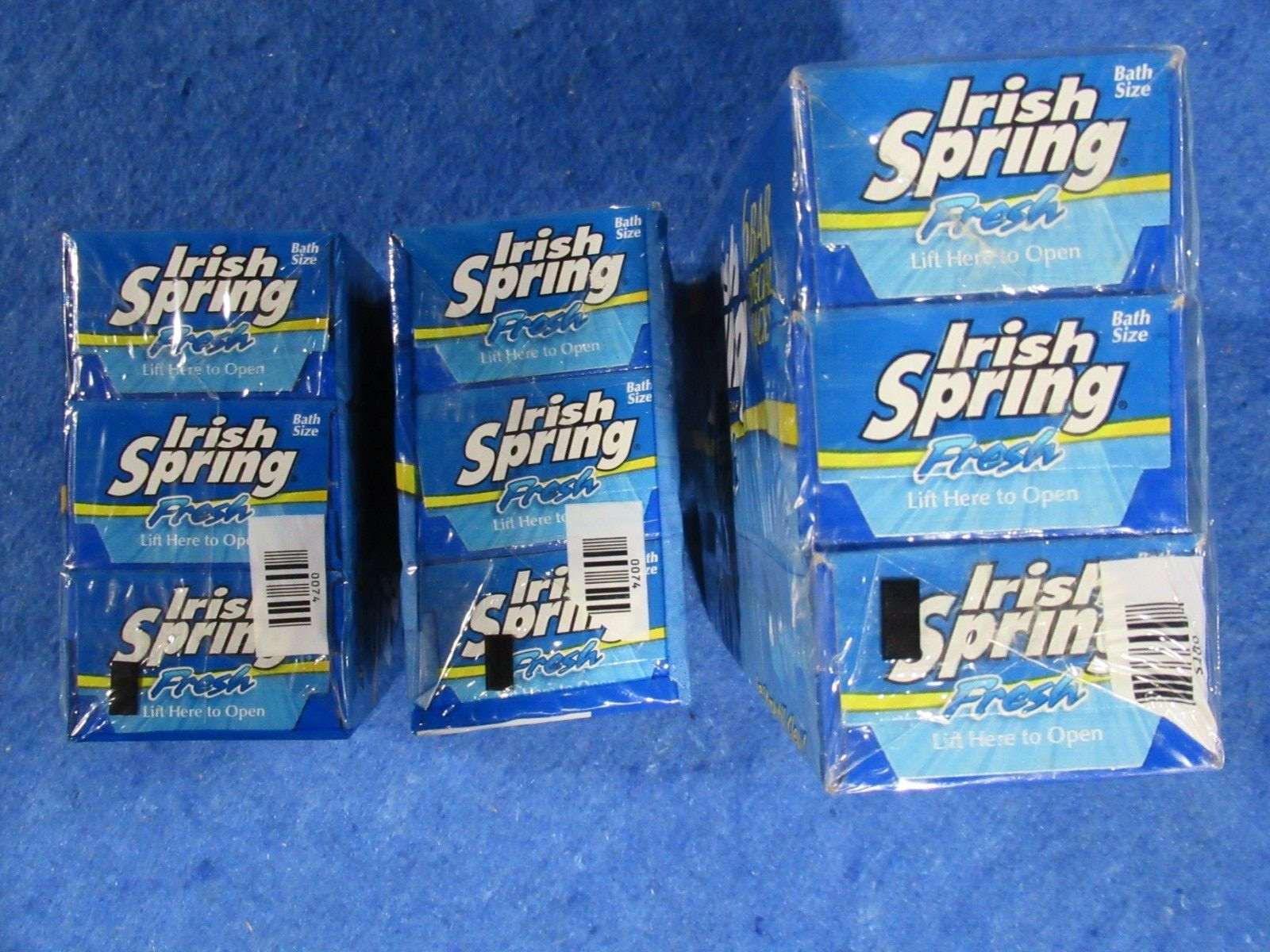 Irish Spring Deodorant Bar Soap Fresh – 1 pack of 6 & 2 packs of 3 ( 12 bars )