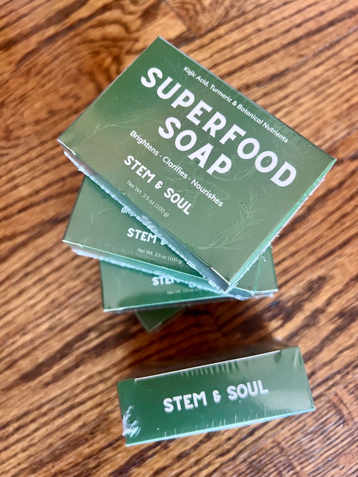 Stem & Soul Superfood Soap Brightening, Clarifying, Nourishing BRAND NEW