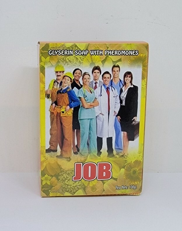 JABON PARA CONSEGUIR TRABAJO DE GLICERINA 100 GR AMULETO Y ORACION INCLUIDO !