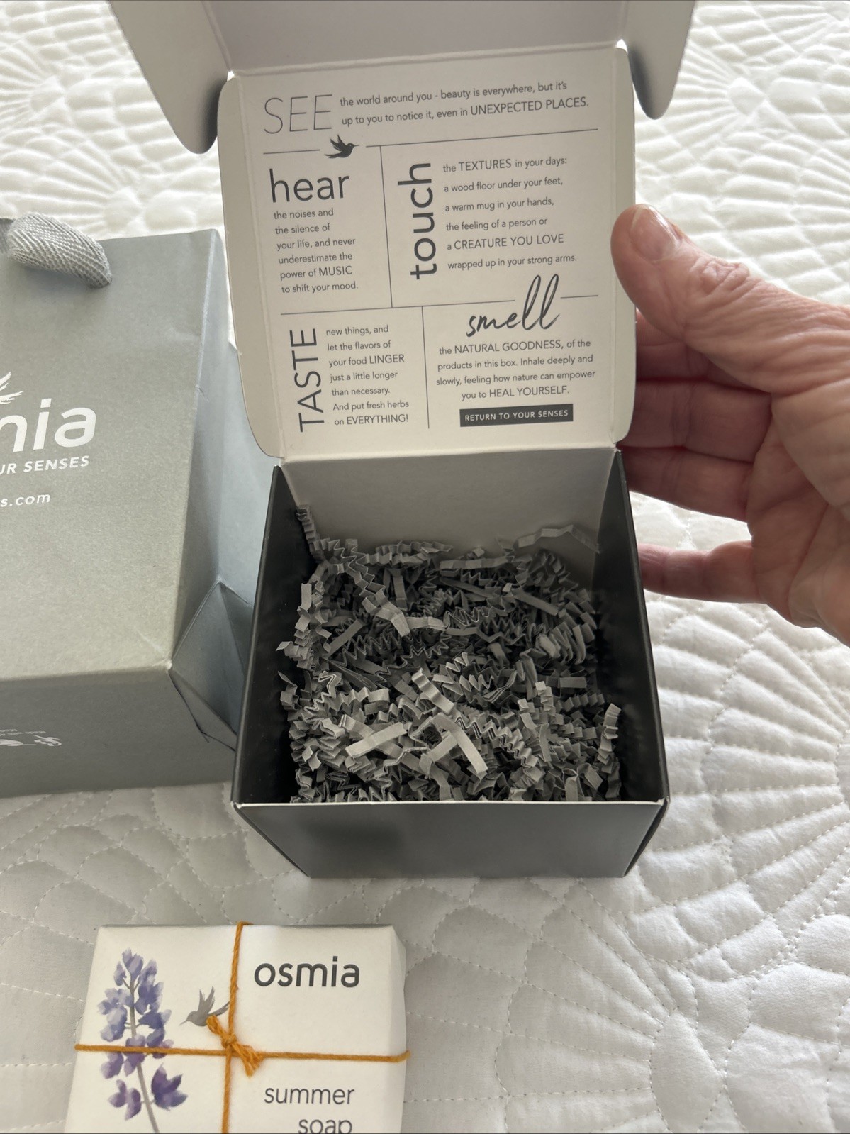 Osmia Organic Soap Skincare Natural Summer Soap Moisturize Soften Rare Sold Out