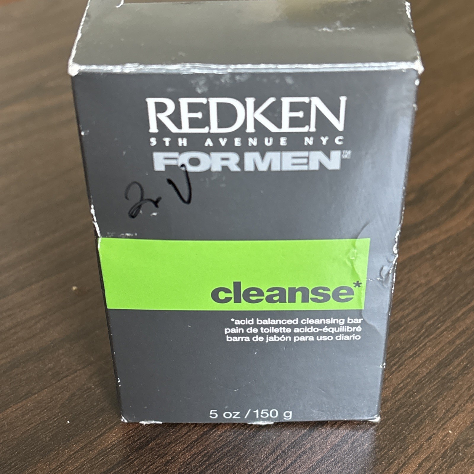 Redken For Men Cleanse Acid Balanced Cleansing Bar 5 oz New With Box