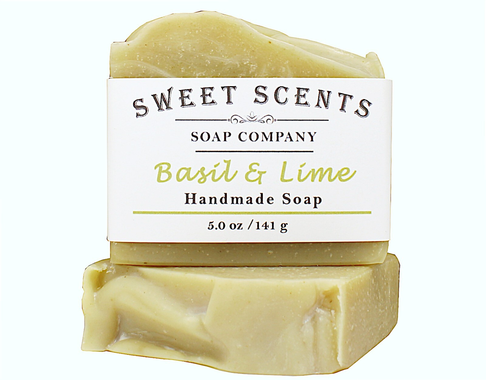 Basil & Lime Soap – Handmade, Natural, Cold Process, Essential Oil Soap