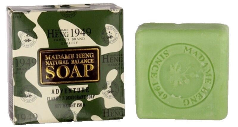 Soap Madame Heng 1949 Natural Balance Adventure Clarify Deodorant Relax 150g.x3