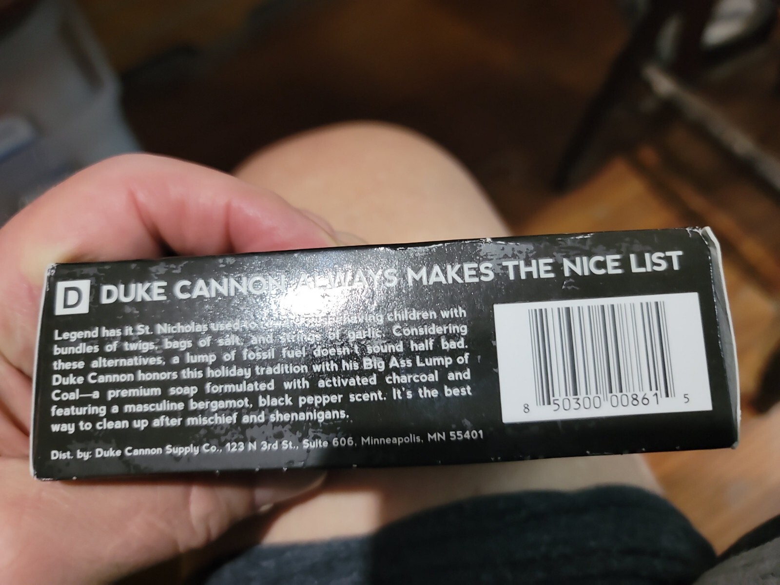 Duke 01HOLIDAYCOAL1 Charcoal Soap – 10oz