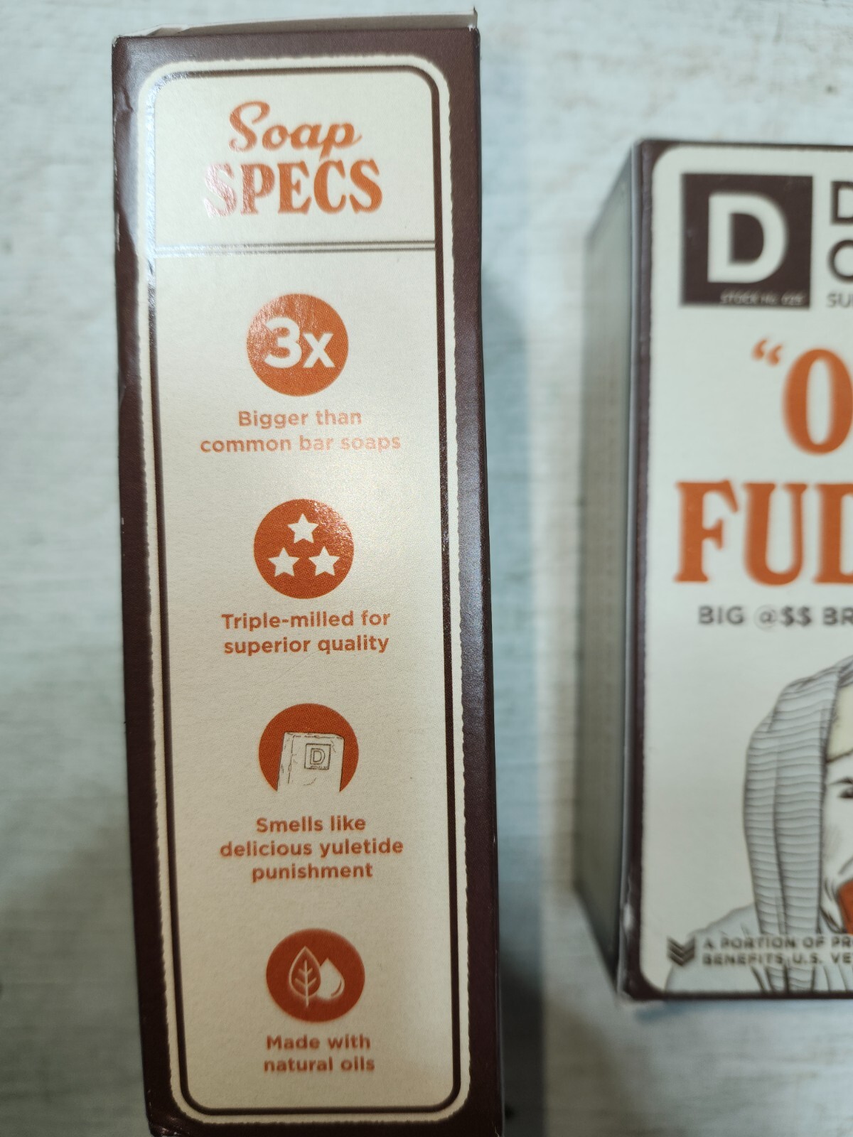 NEW DUKE CANNON “OH FUDGE” 10oz Soap Pack of 4
