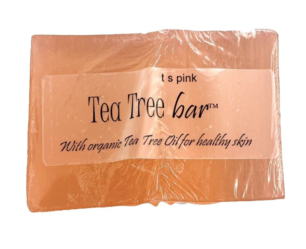 Tea Tree Bar Soap With Organic Tea Tree Oil For Healthy Skin 4 Oz By T S Pink