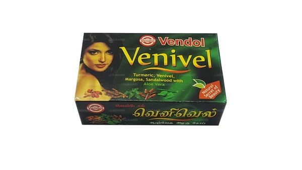 Vendol Venivel Soap 80g Natural Beauty Normal Skin Herbal Ayurvedic 100% PURE