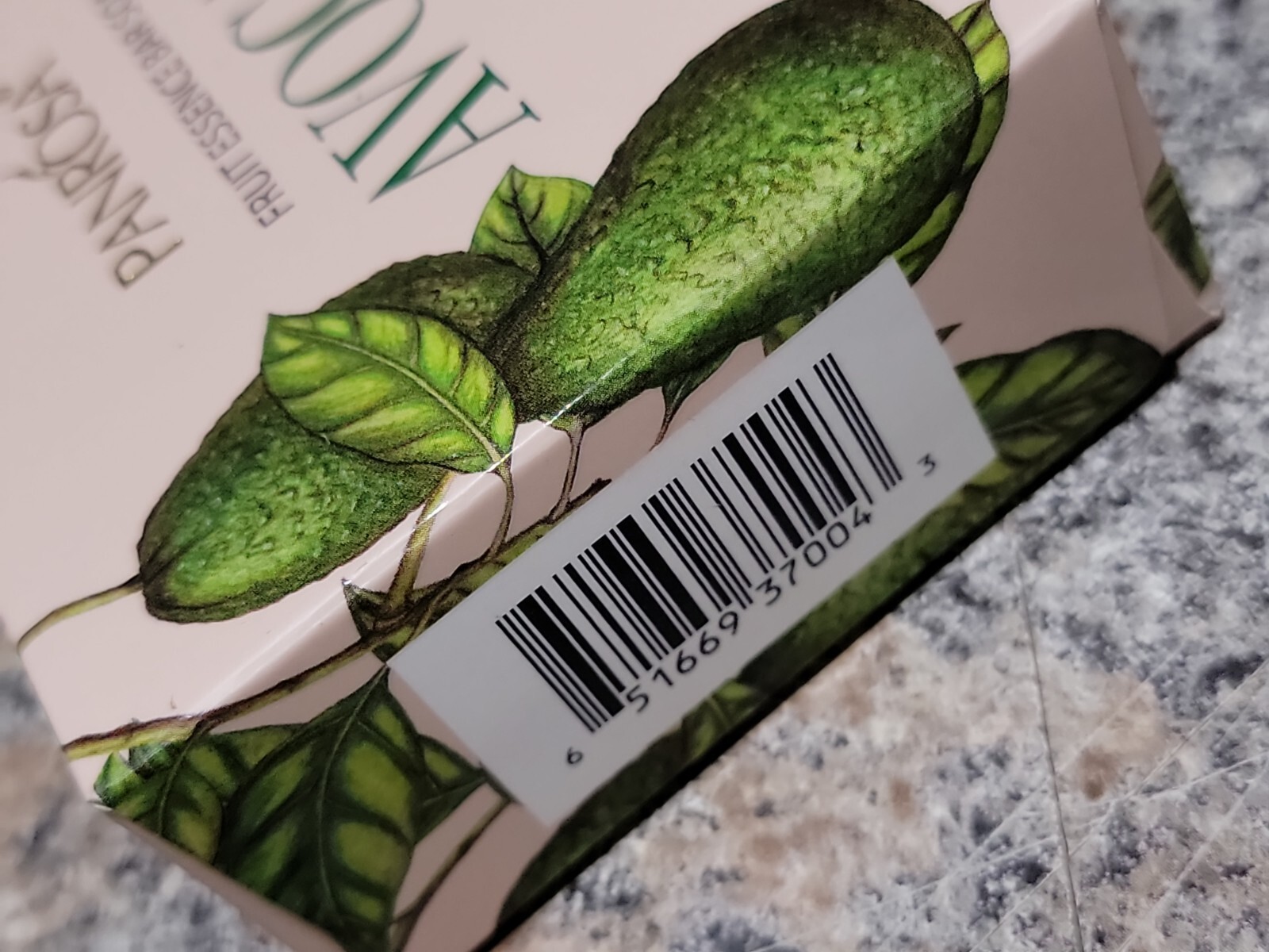 3 bars Panrosa Avocado Gently Scent Fruit Essence Bar Soap 3.5oz
