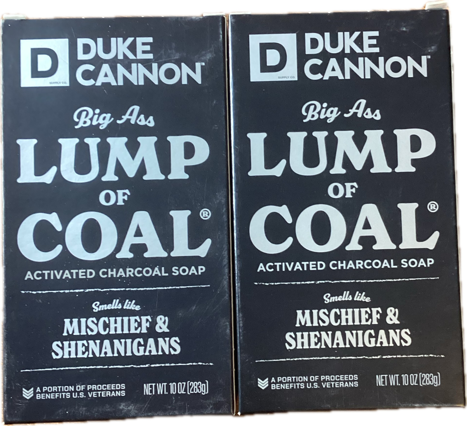 (2) Duke Cannon Big Ass Lump Of Coal Charcoal Soap – 10oz Each