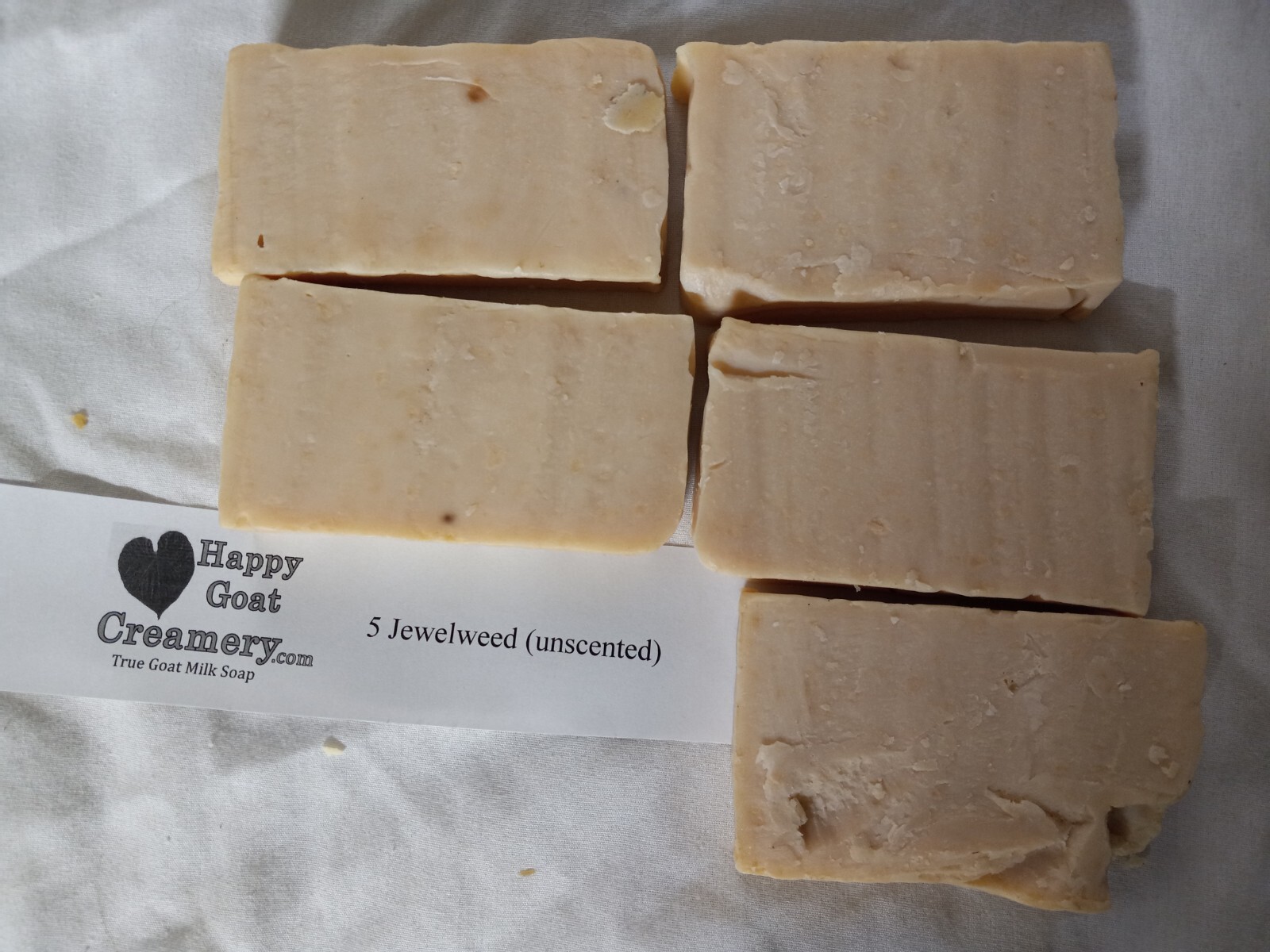 JEWELWEED GOAT MILK SOAP HAPPY GOAT CREAMERY USES TEA MADE OF HERB FREE SHIPPING