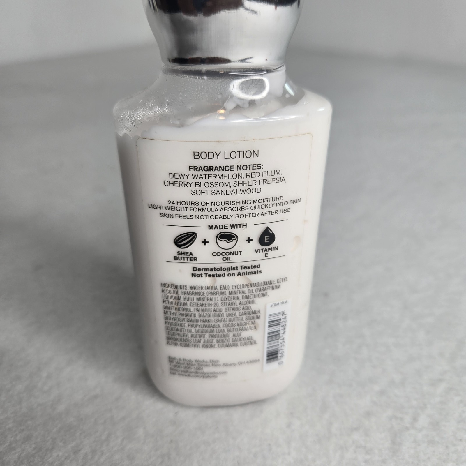 Bath & Body Works Cherry Blossom Body Lotion 8 fl oz – Shea Butter Vitamin E