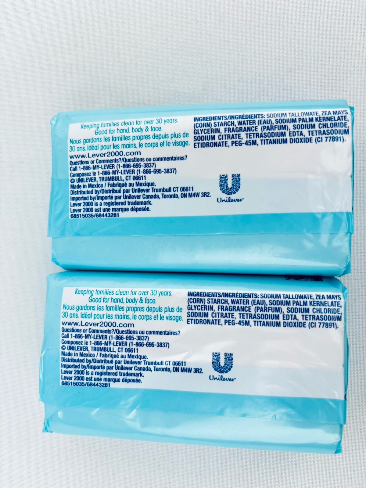 Lever 2000 Bar Soap 4oz Original Scent Unilever Refreshing Clean Lot Of 2 Read