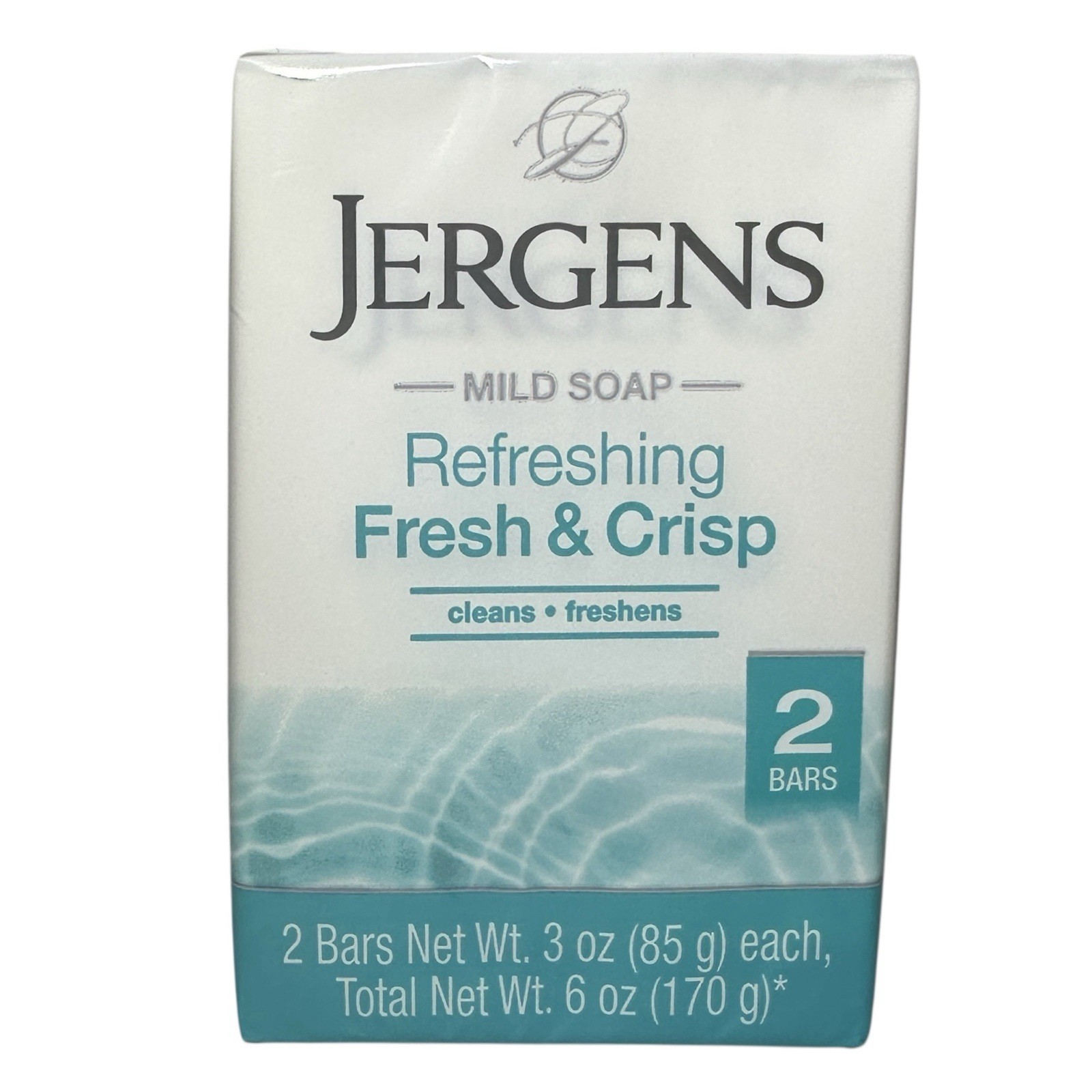 Jergen’s Mild Soap Refreshing Fresh & Crisp 2-pack 3 oz (Each) NEW