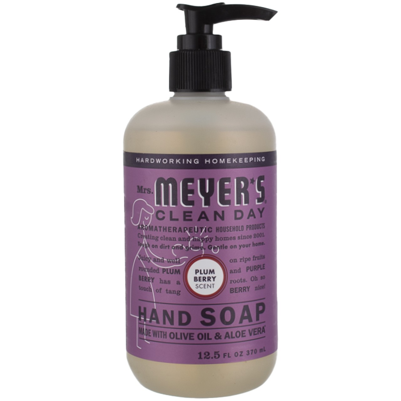 3 Pack Mrs. Meyer’s Clean Day Hand Soap Liquid, Plum Berry, 12.5 fl oz